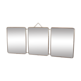 Mirror barber triptych 30 x 24 cm