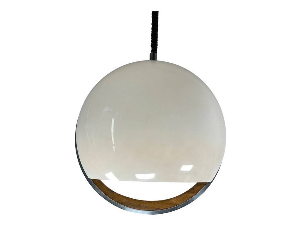 Suspension boule plexi 1970 space-age Allemagne