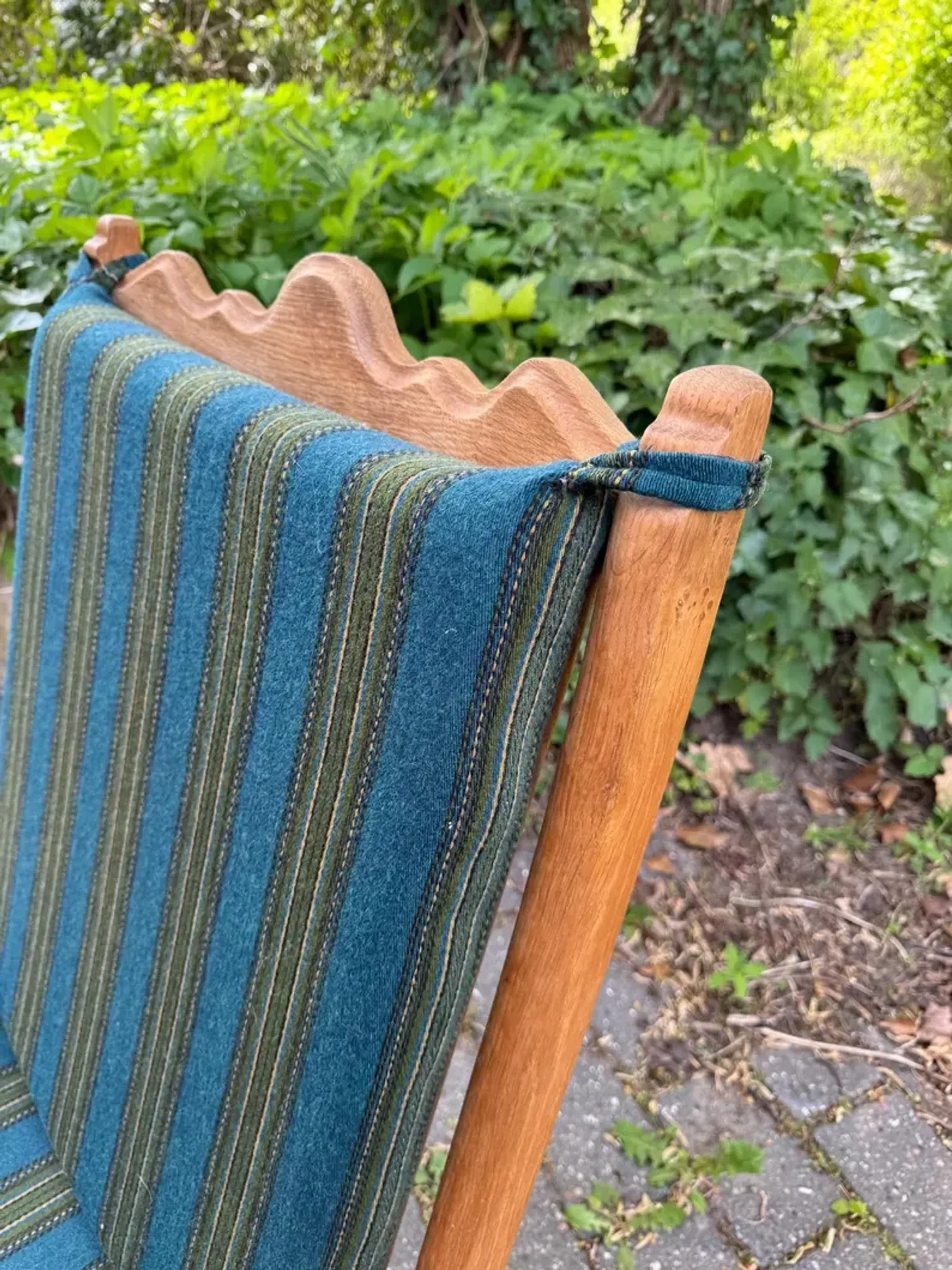 Danish Rocking Chair in Oak from the 1960s, Henry Kjaernulf Style, Mid-Century Modern