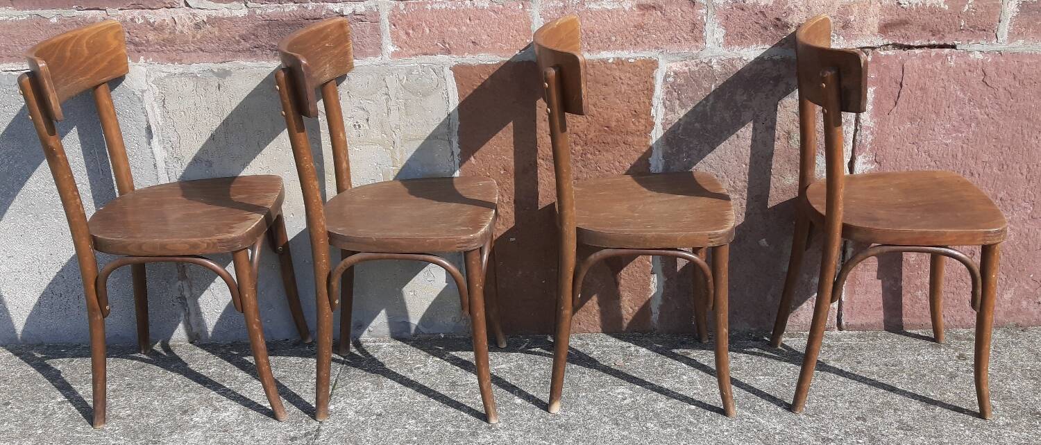 Thonet bistro chairs (set of 4 chairs)