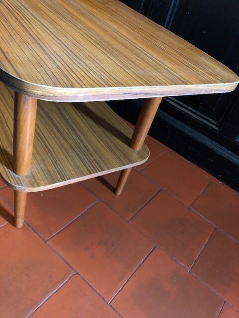 Scandinavian coffee table compass foot