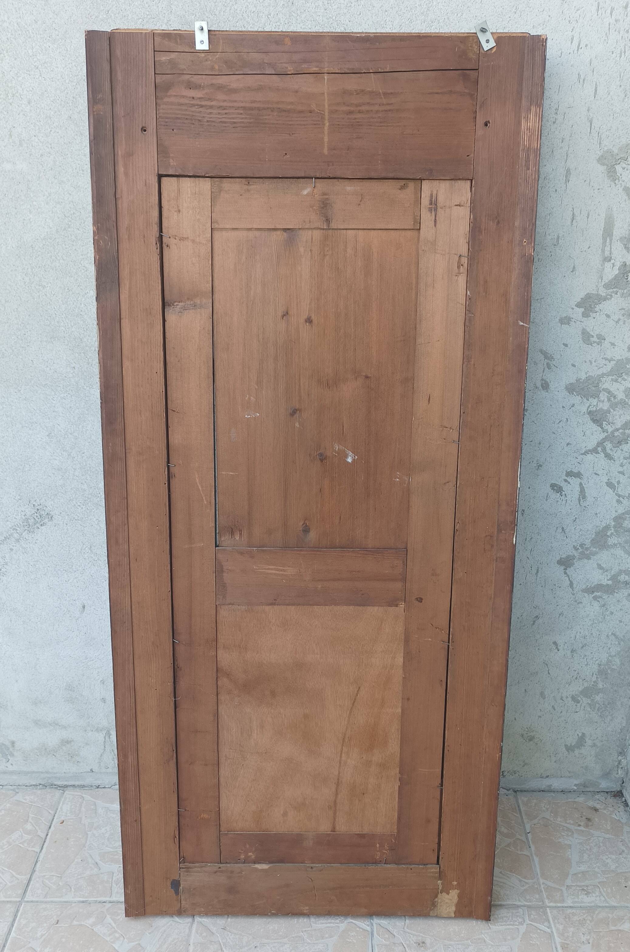 Empire mirror in mahogany
