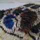 Large Scandinavian handmade Rya Rug, 1960s, 210x140 cm