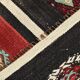 5x7 Red Black Handmade Persian Kilim Rug, 168x228Cm