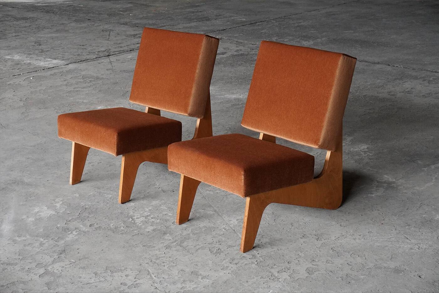Pair of Combex FB03 lounge chairs by Cees Braakman for Pastoe, The Netherlands 1950s