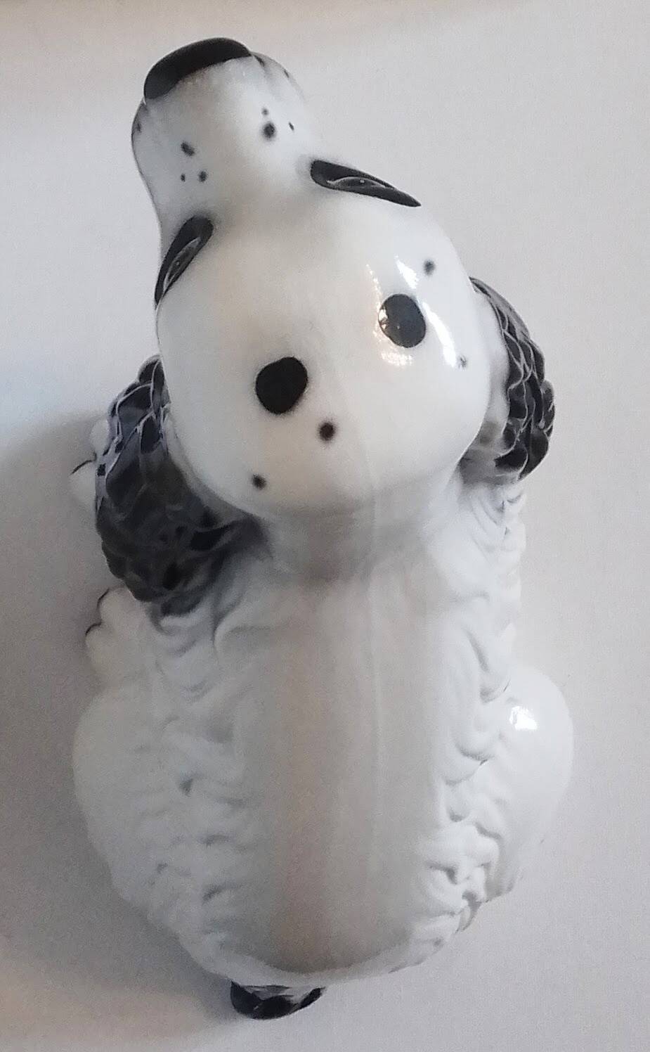 Vintage ceramic puppy: cocker spaniel