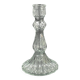 Molded glass candle holder trendy 22.5 cm