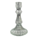 Molded glass candle holder trendy 22.5 cm