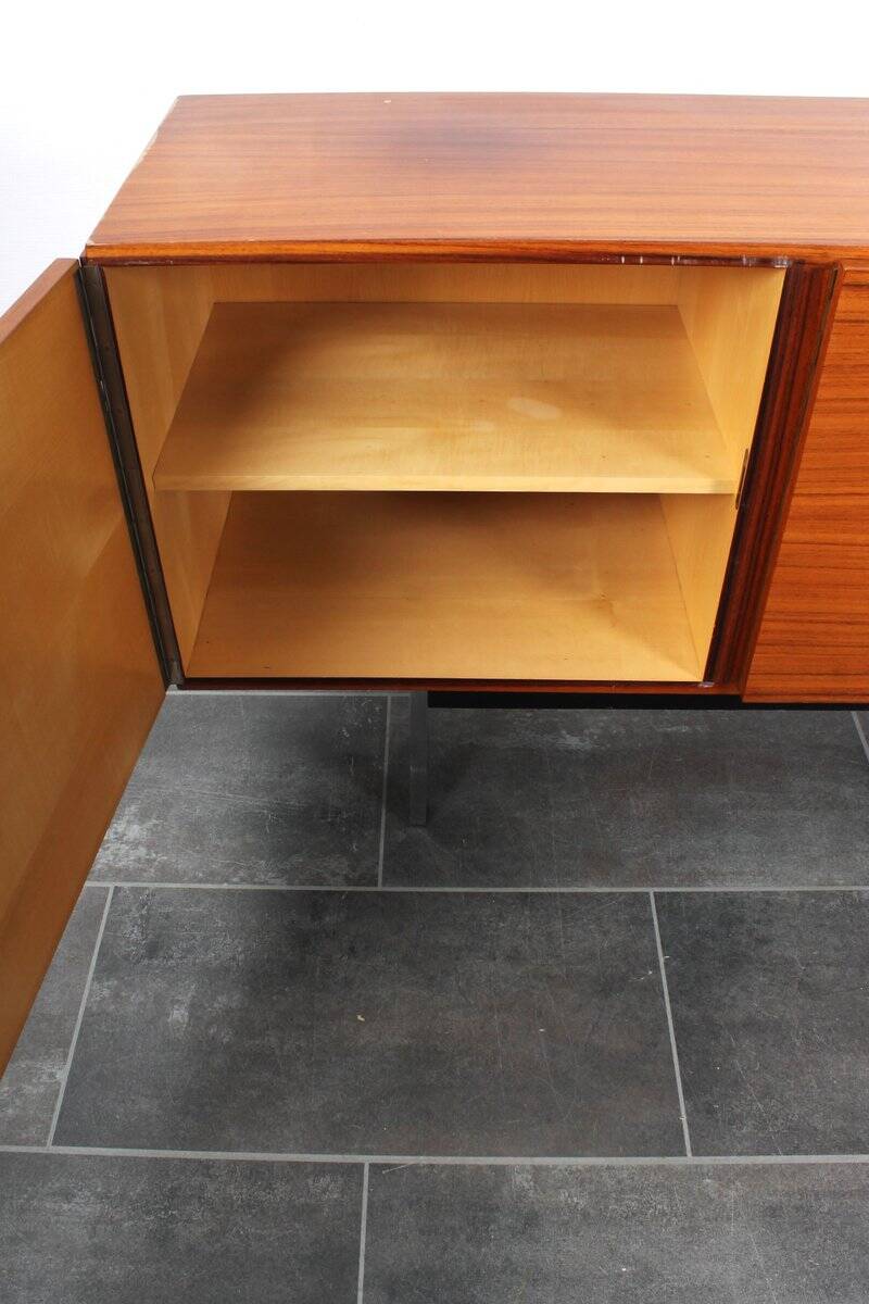 Vintage rosewood veneer sideboard by Musterring International, 1960s