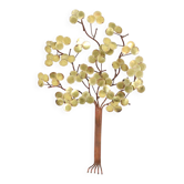Objet d'art arbre vintage par Daniel D’Haeseleer – Décoration murale (59 cm)