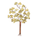 Objet d'art arbre vintage par Daniel D’Haeseleer – Décoration murale (59 cm)
