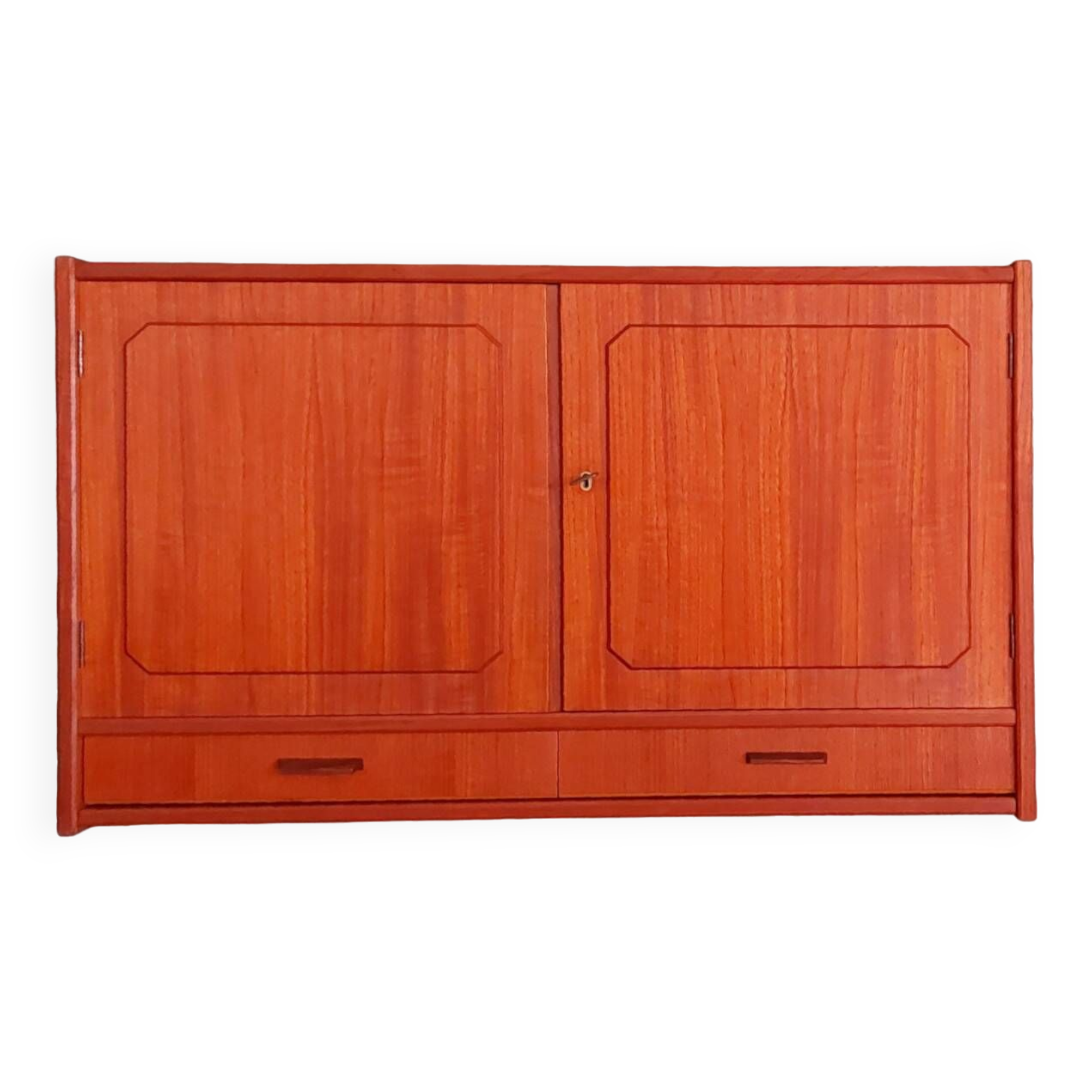 Armoire en teck, suspendue, Danemark 1960
