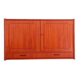 Armoire en teck, suspendue, Danemark 1960