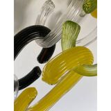 Applique contemporaine en verre style Venini, Italie