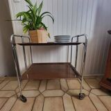 Vintage folding serving trolley