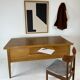 Bureau en chêne bi face années 50