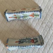 2 antique knife holders HB Quimper