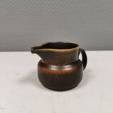 Pot à crème en glaçure fourrure de lièvre, danois et des années 1970-80.