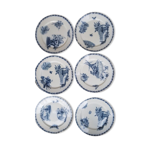 lot de 6 assiettes ft