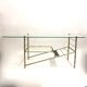Table basse moderniste en verre