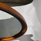 Miroir suédois en teck par Uno &Östen Kristiansson pour Luxus 50cm