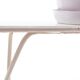 Midcentury Pink Metal Plant Etagere With White Opaline Glass, 1960s