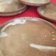 Lot assiettes en grès