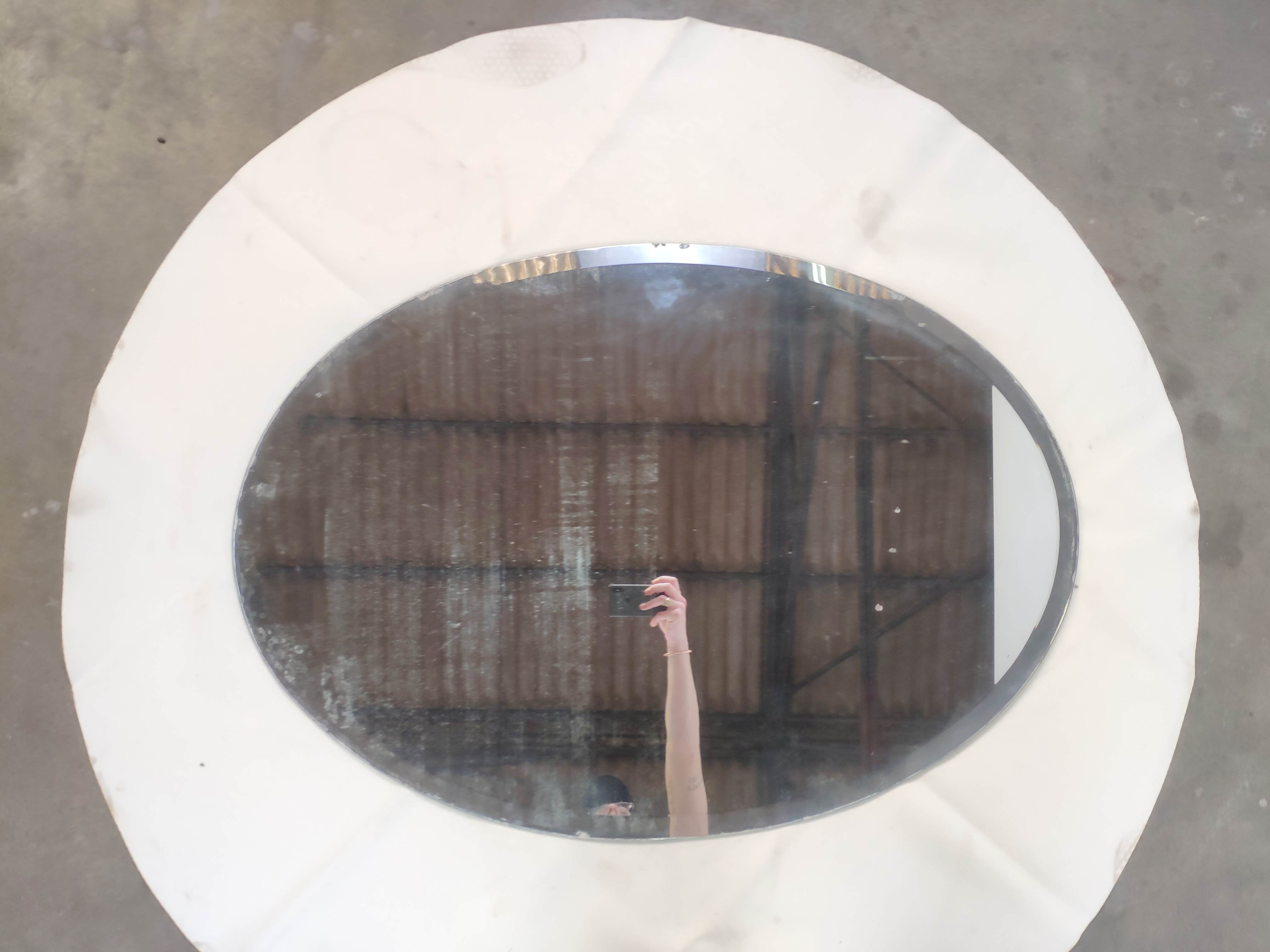 Old oval mirror - 102x71cm