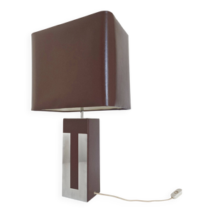 Lampe en métal chromé