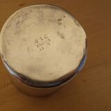 Silver-plated metal timbale Ercuis