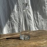 Conical glass carafe with stopper H32.5