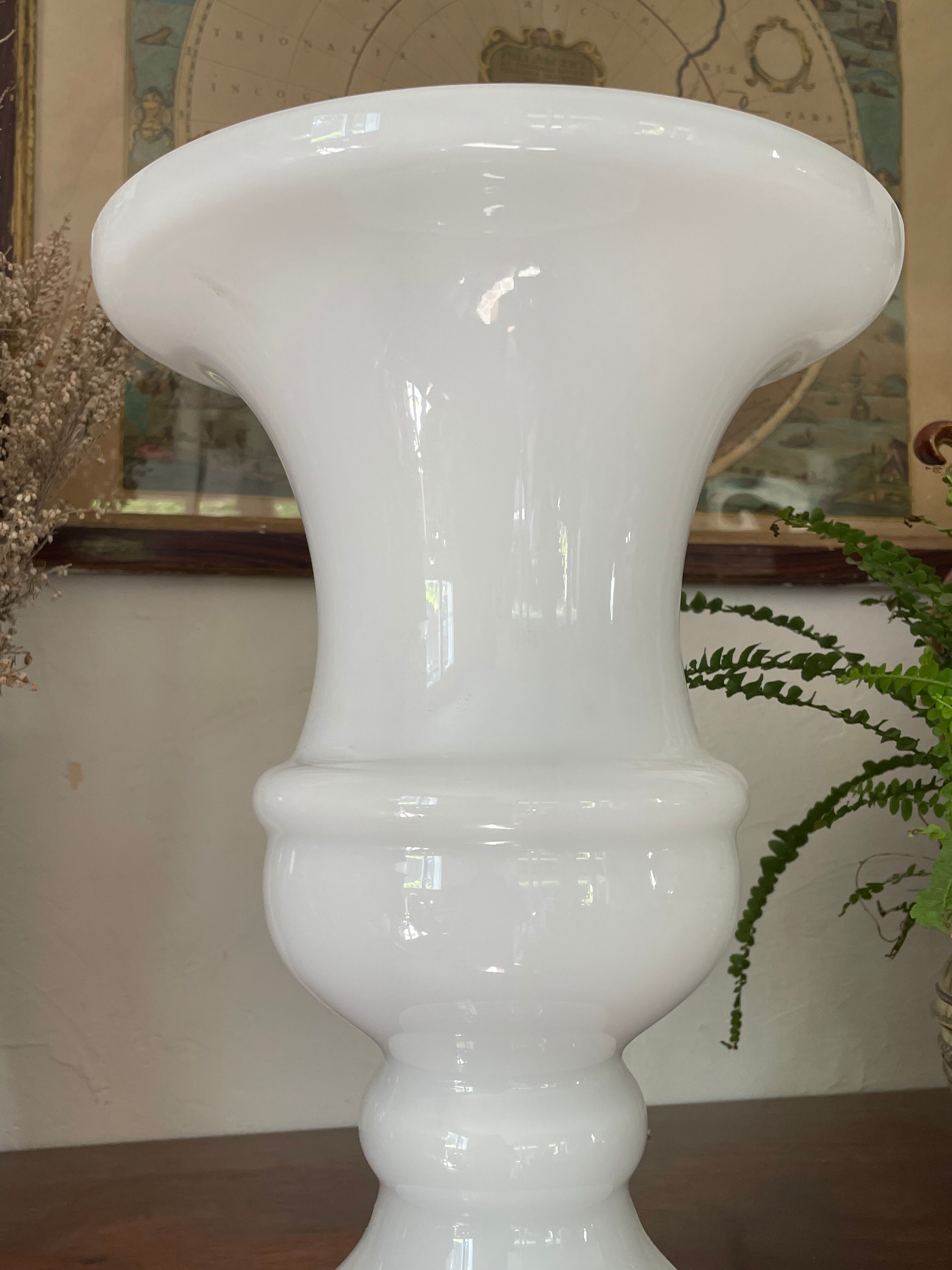Vase Médicis blanc 34cm