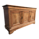 Louis Philippe style sideboard in solid walnut with 3 doors and 1 pull-out shelf.