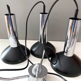 Lampe cascade Hustadt en métal 1970 Allemagne