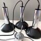 Hustadt metal waterfall lamp 1970 Germany