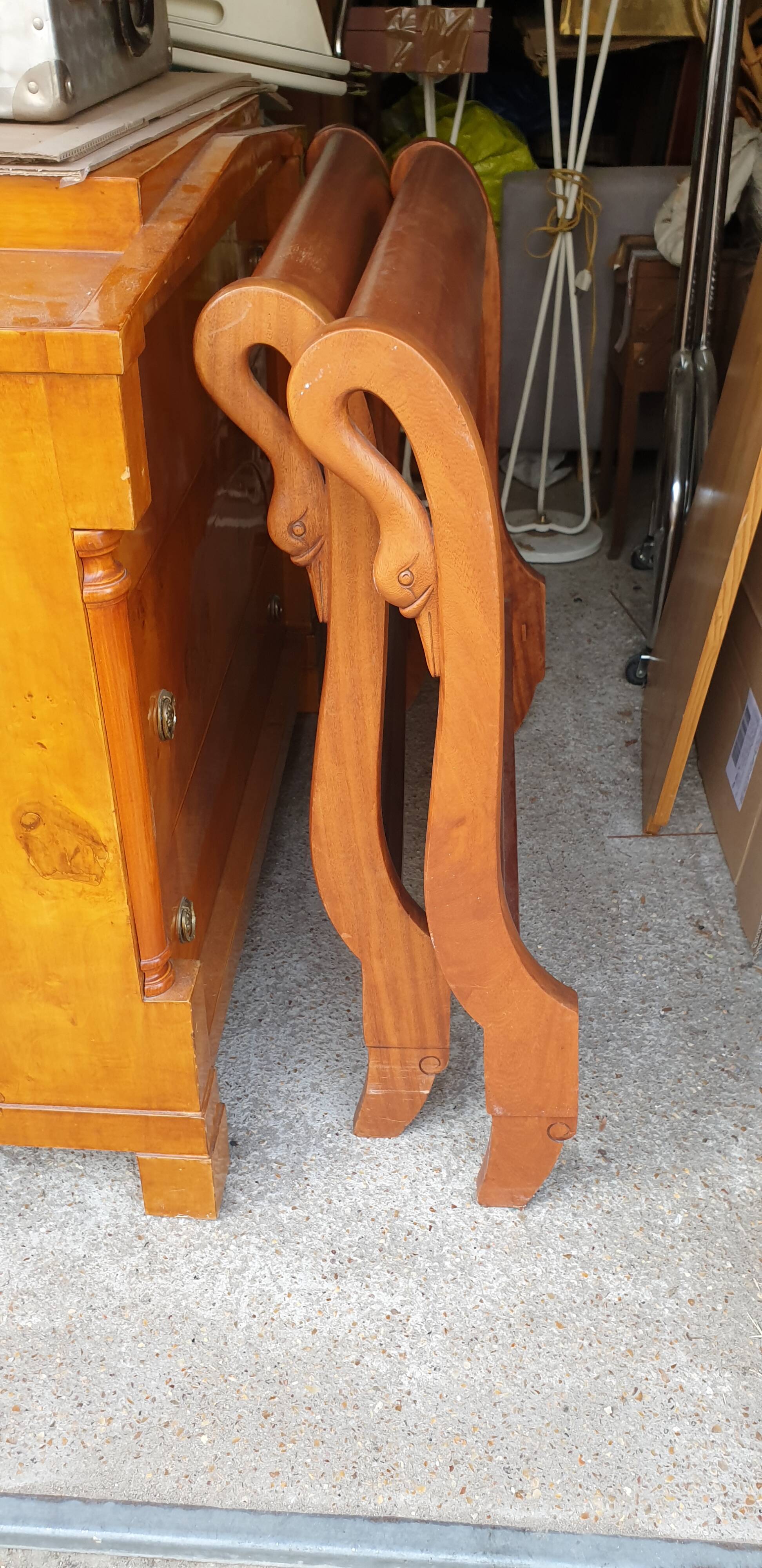 Empire style single bed from the 50s/60s