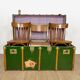 Old XXL arched mail transport trunk