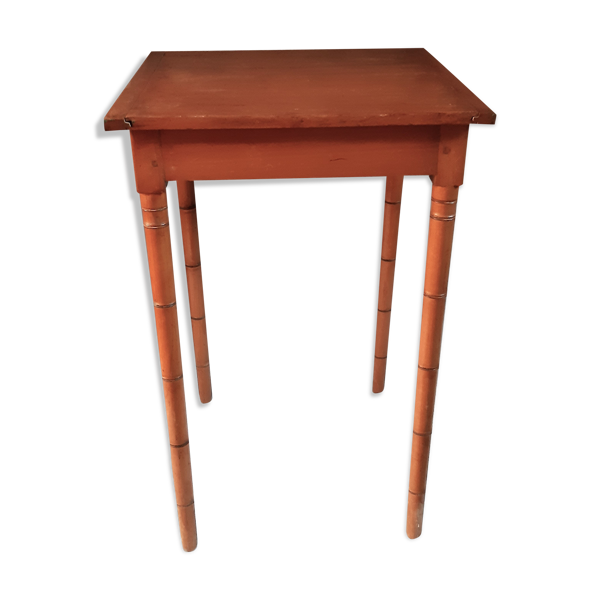 Table ancienne façon bambou en hêtre