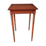 Old bamboo table in beech