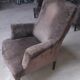 Brown toad chair