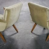 1/3 fauteuils compas années 50 60 Karpen