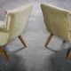 1/3 fauteuils compas années 50 60 Karpen