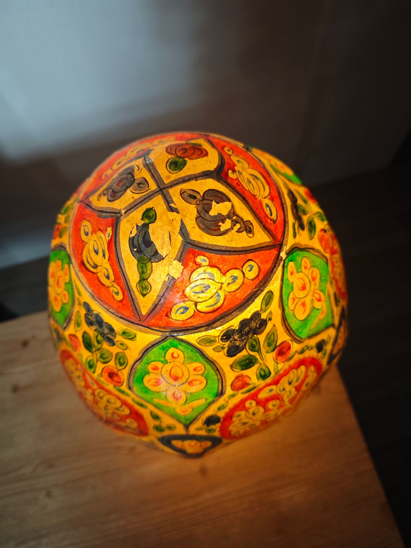 Handcrafted lamp