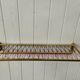 Vintage gold metal and scoubidou coat rack