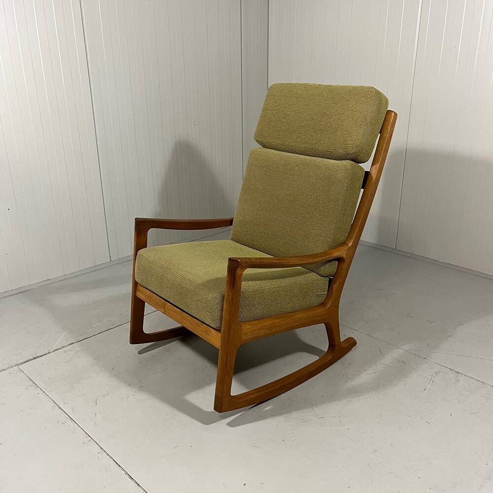 Ole Wanscher high back rocking chair Senator 1960’s