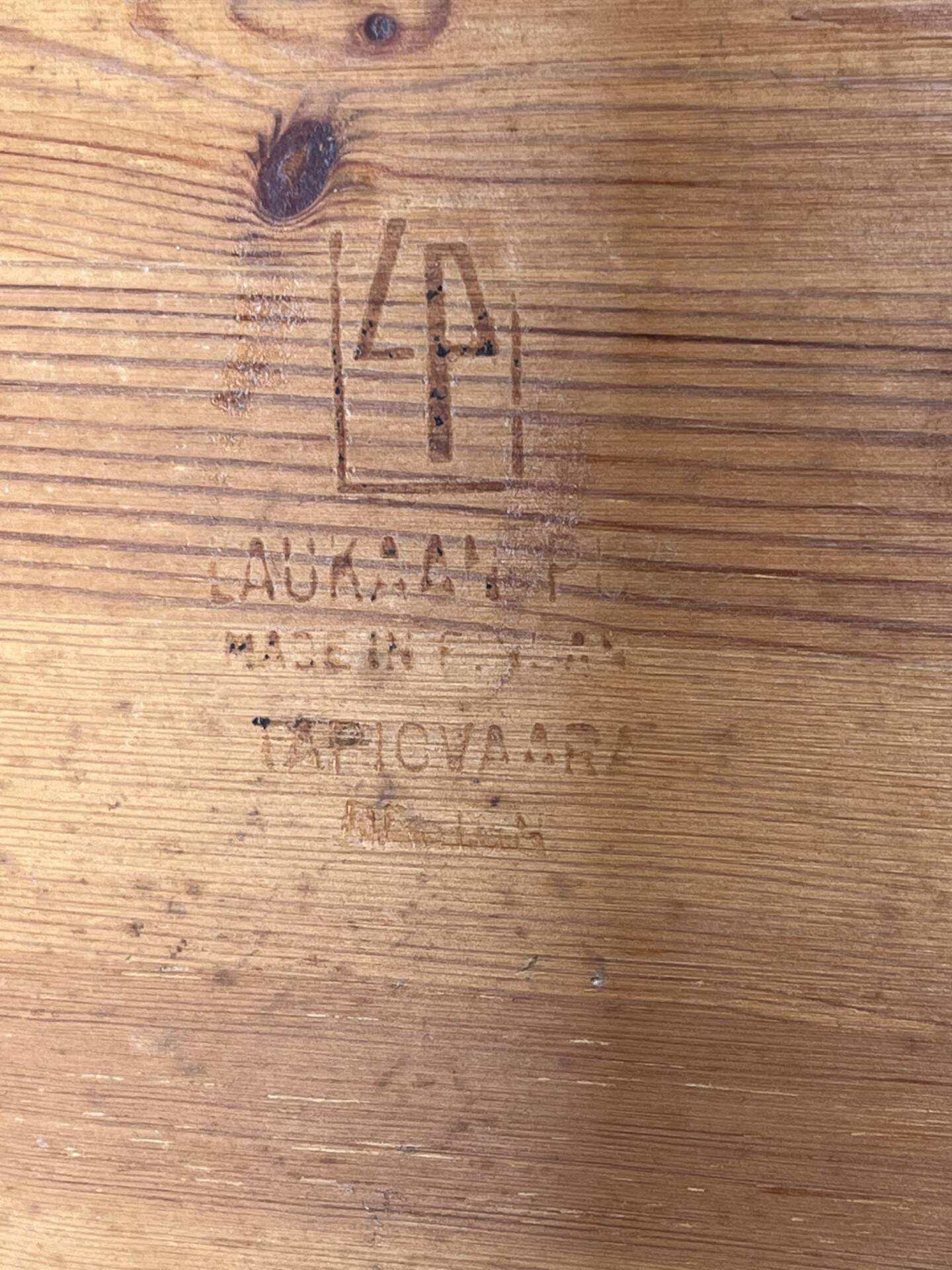 pine wood chair by Ilmari Tapiovaara, 1960s