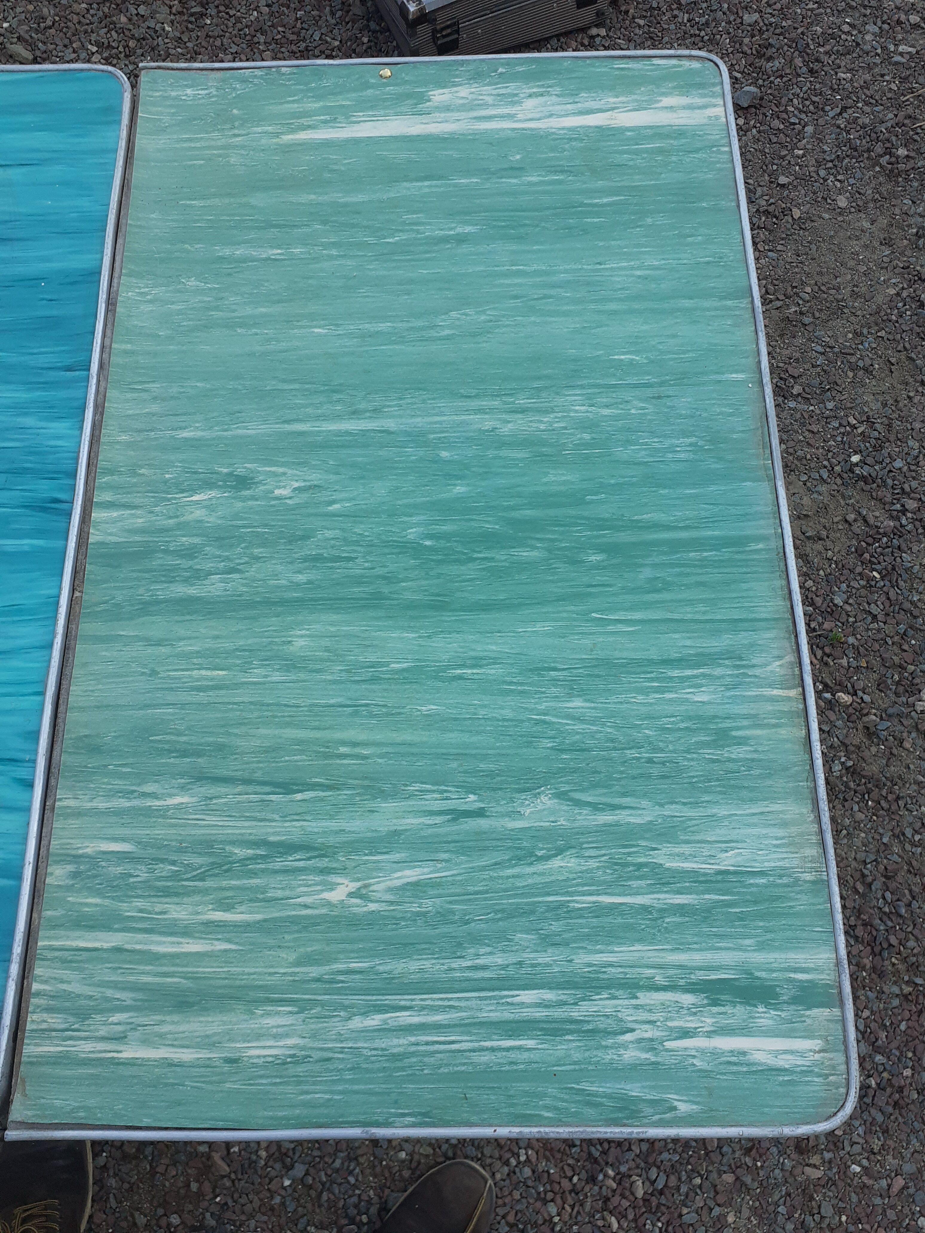 Vintage wooden formica kitchen table