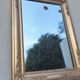 Miroir baroque bois stuc doré epoque xixème façon louis xv....