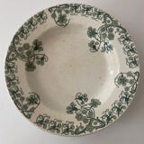 4 green BFK nasturtium plates