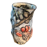 Vase rooster contemporary artist